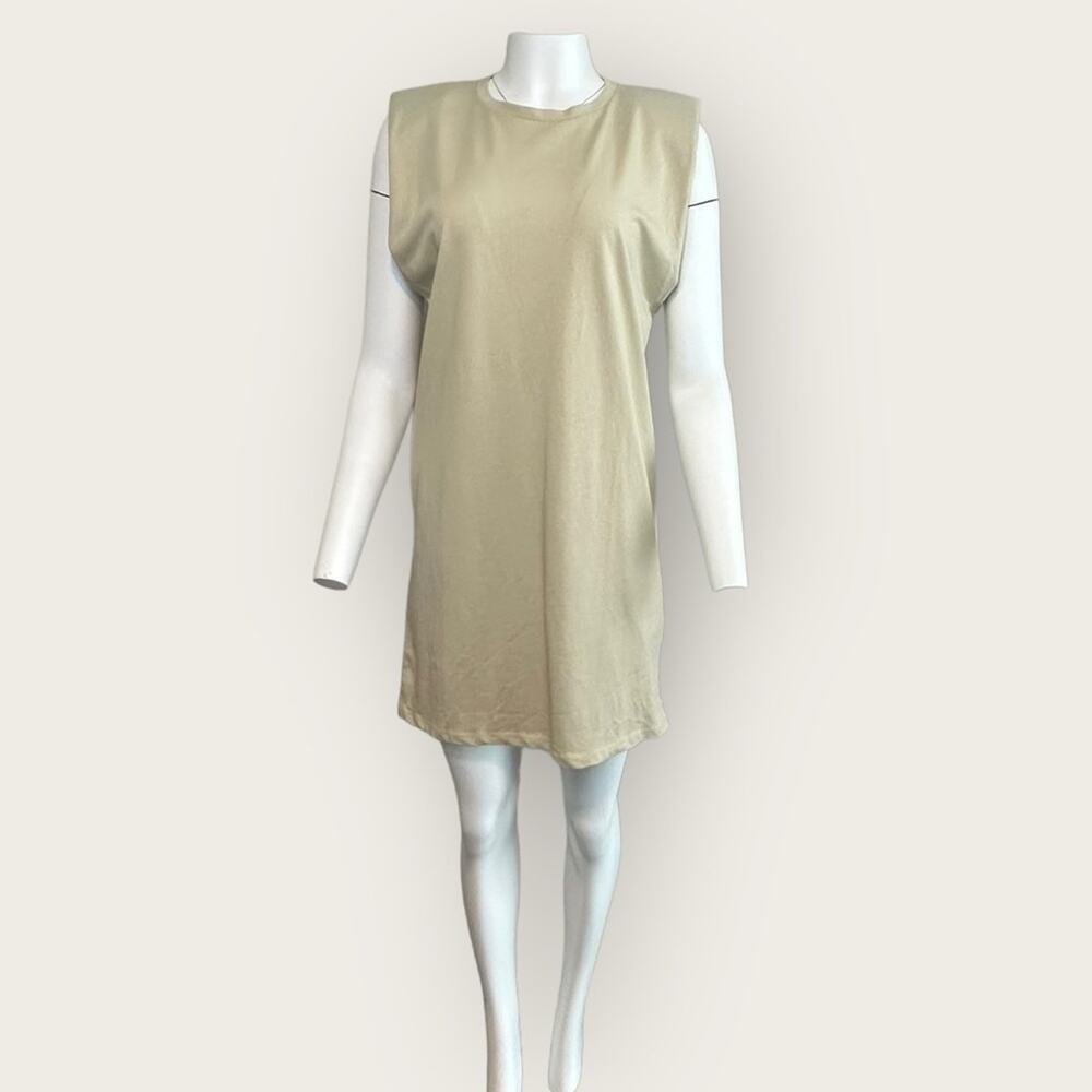 NWT | Zara | Boxy Tank Dress | Beige | Small